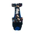 thumbnail image 1 of Barkertime Dogs and Bones on Black Escape-Proof Waterproof Premium Dog Diaper Overall - Made in USA, 1 of 6