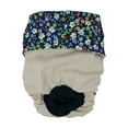 thumbnail image 1 of Barkertime Flower Garden on Frosty Cream Cat Diaper, 1 of 5