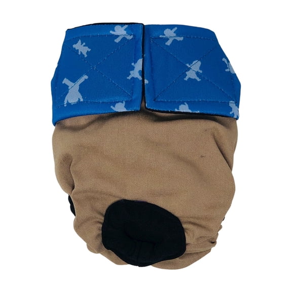 Barkertime Happy Kids on Brown Cat Diaper