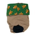 thumbnail image 1 of Barkertime Holiday Gingerbread on Brown Dog Diaper, 1 of 6