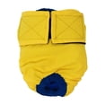 thumbnail image 1 of Barkertime Neon Yellow Dog Diaper, 1 of 6