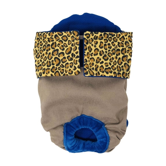 Barkertime Leopard on Beige Cat Diaper