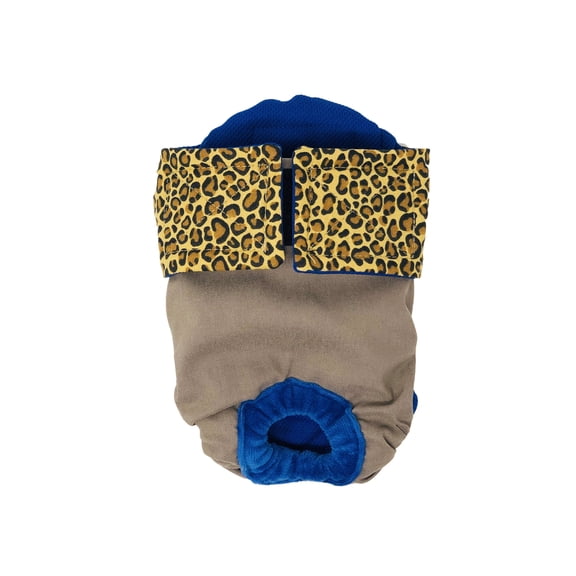Barkertime Leopard on Beige Cat Diaper