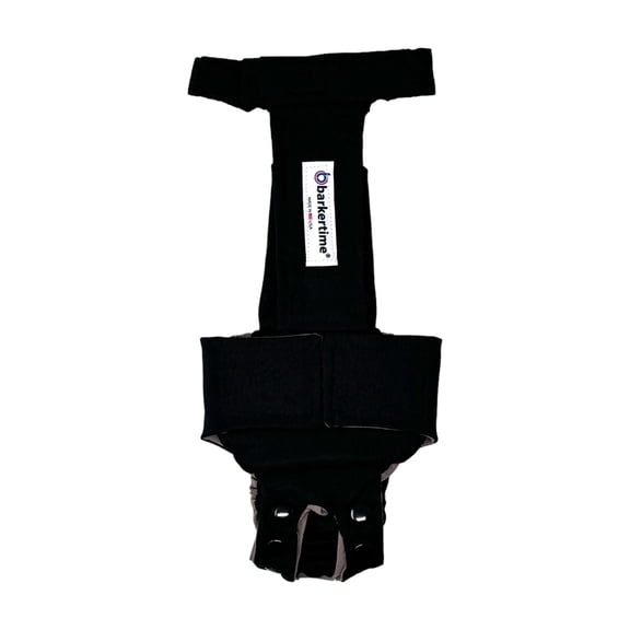 Barkertime Midnight Black Cat Diaper Snappy Overall