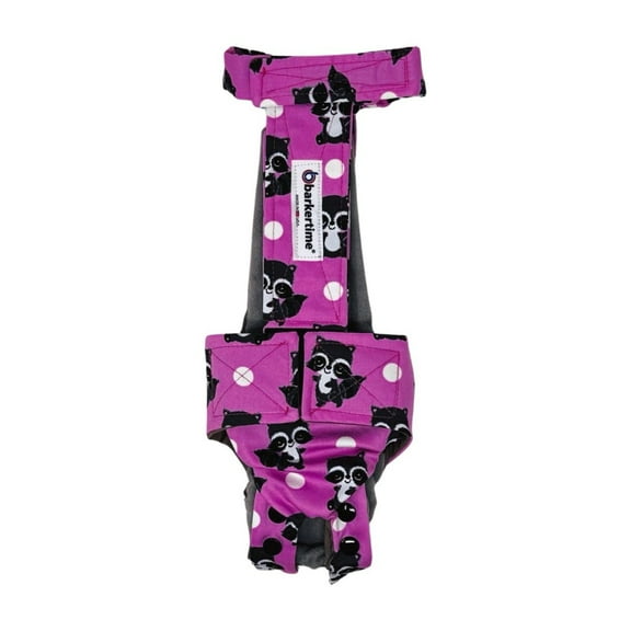 Barkertime Rascal Dots Cat Diaper Snappy Overall