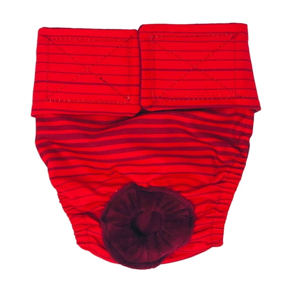Barkertime Red Stripes Cat Diaper