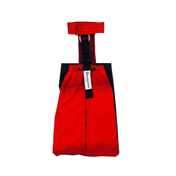 Barkertime Red Stripes Dog Drag Bag