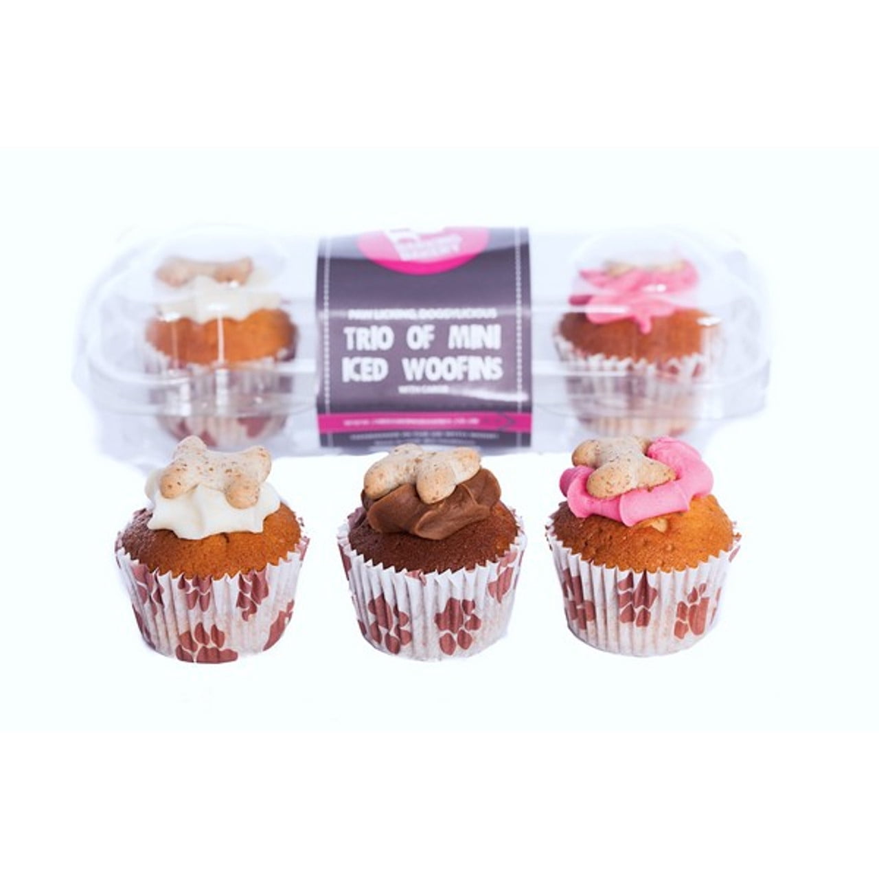 Barking Bakery Mini Iced Trios Case of 6
