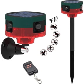 Barking Dog Alarm, 129dB Barking Dog Motion Sensor, Outdoor Motion Alarm with Wireless Remote Control, 13 Kinds of Sound Loud Noise Maker,