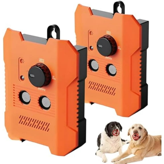 Barkuard Pro 2025 for Dogs, 65ft Far Ultrasound Dog Bark Deterrent, Works Indoors & Outdoors with Led Flashlight for All Dog Sizes (2 PCS)