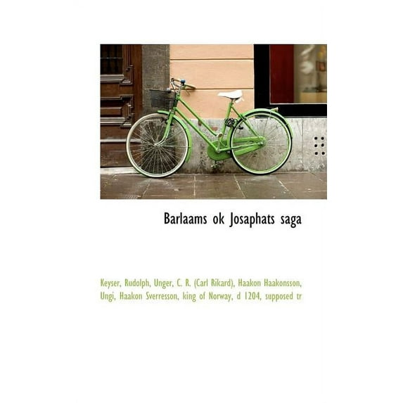 Barlaams Ok Josaphats Saga (Paperback)