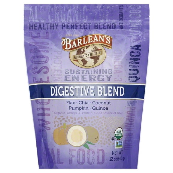 Barlean's Digestive Seed Blend, 12 oz (340 g)