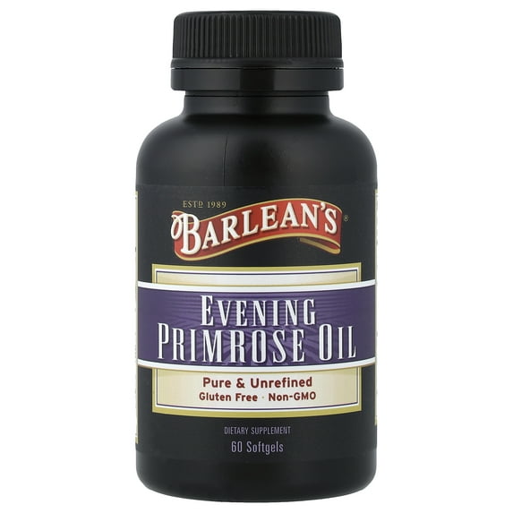Barlean's Evening Primrose Oil Softgels with Gamma-Linolenic Acid - 60 Count