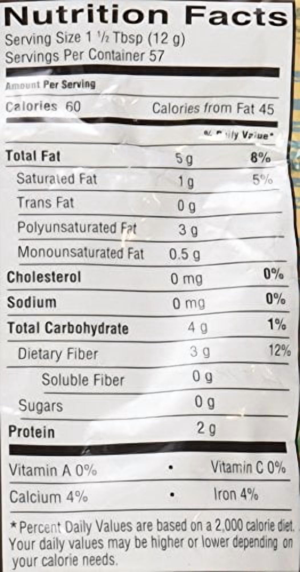 Barlean's Flax Chia Coconut Blend Edible Seeds 24 oz Bag