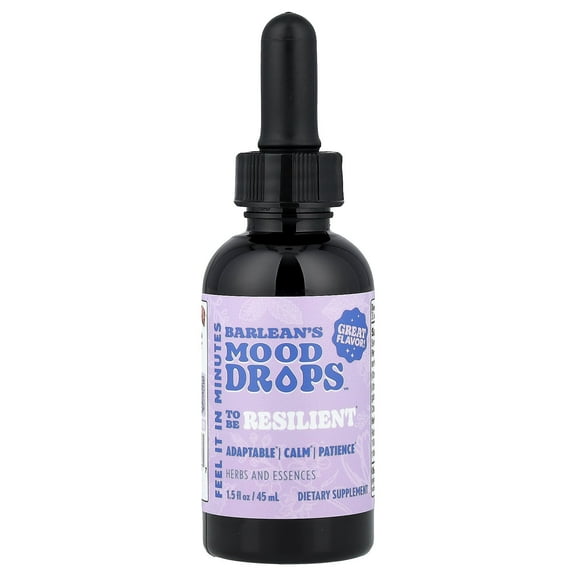 Barlean's Mood Drops, To Be Resilient, 1.5 fl oz (45 ml)