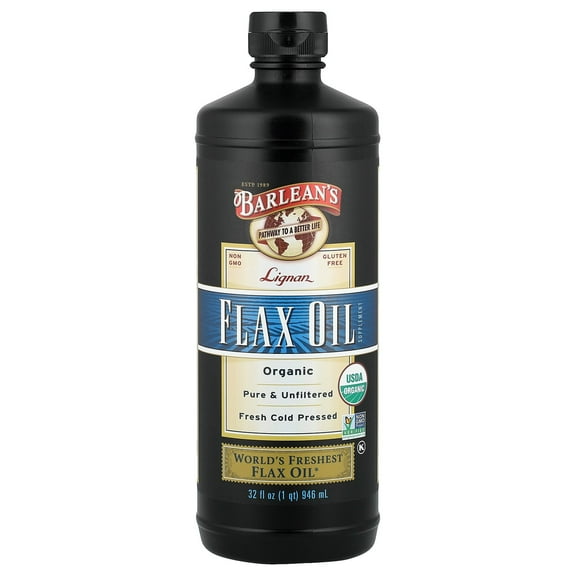 Barleans Organic Oils Barleans Flax Oil, 32 oz
