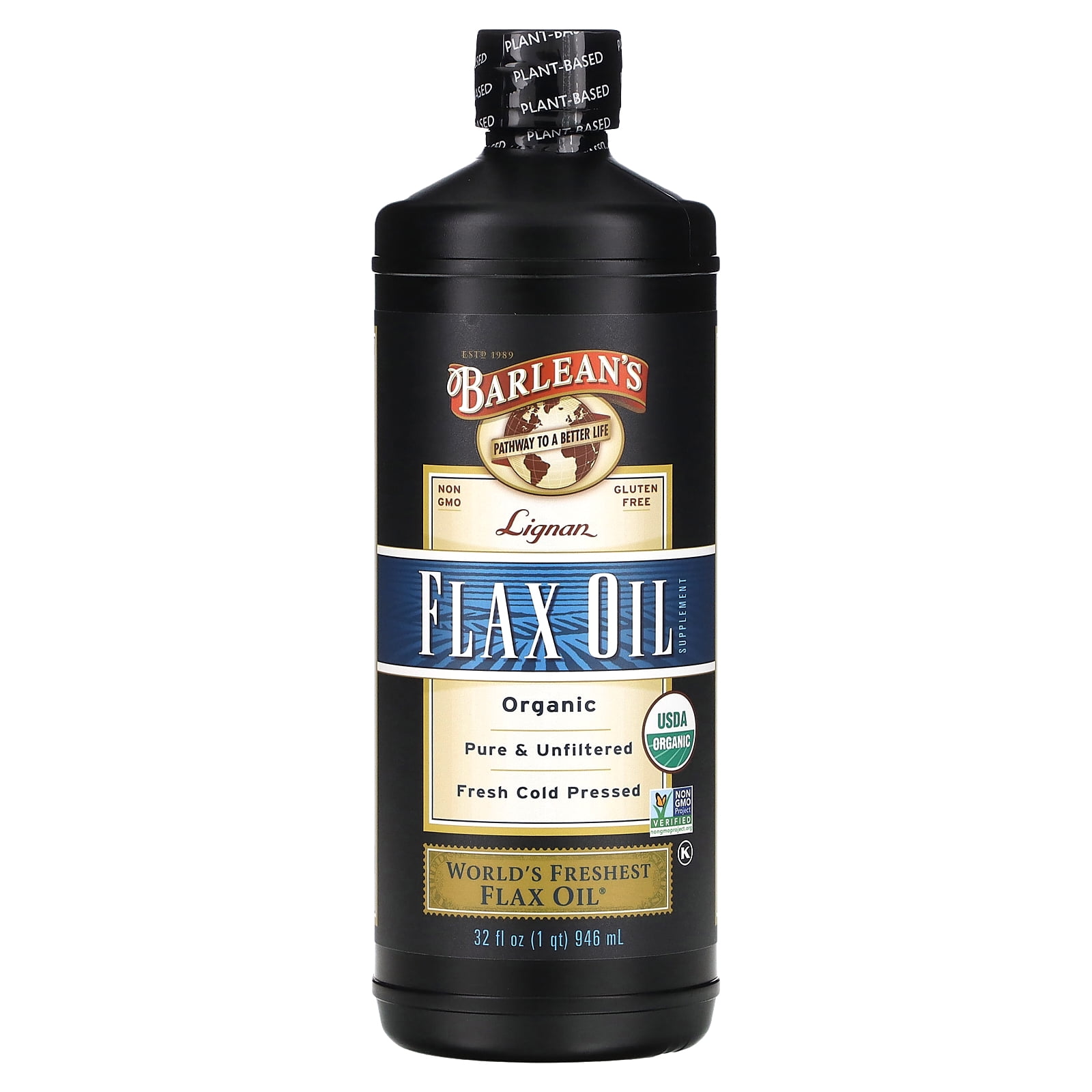 Barleans Organic Oils Barleans Flax Oil, 32 oz