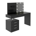 thumbnail image 1 of Barletta Black Makeup table, 1 of 3