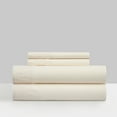 thumbnail image 1 of Barley 3 or 4 Piece Sheet Set Solid Color With Pleated Details, 1 of 10