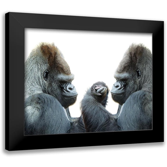 Barlow 14x12 Black Modern Framed Museum Art Print Titled - Its Your Move