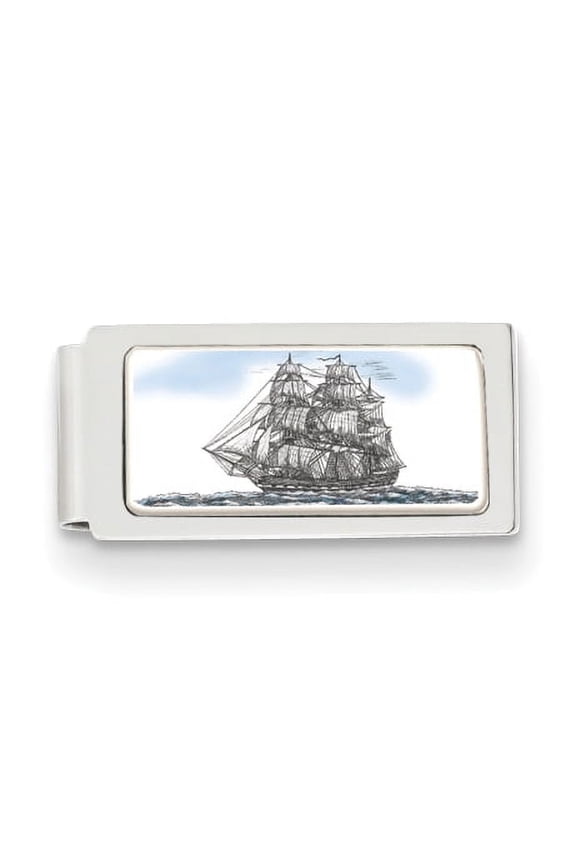 Barlow Designs Color Ship Hinged Money Clip