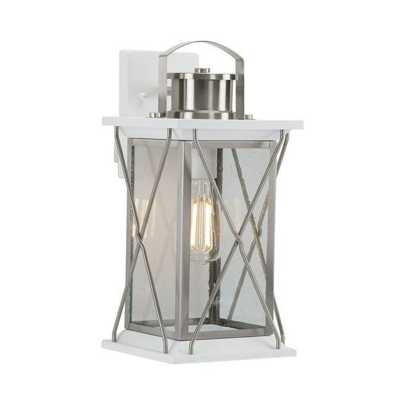 Barlowe Collection Stainless Steel One-Light Medium Wall Lantern
