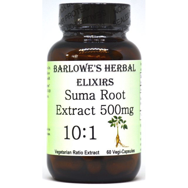 Barlowe's Herbal Elixirs Suma 101 Extract Natural Anabolic Power 60