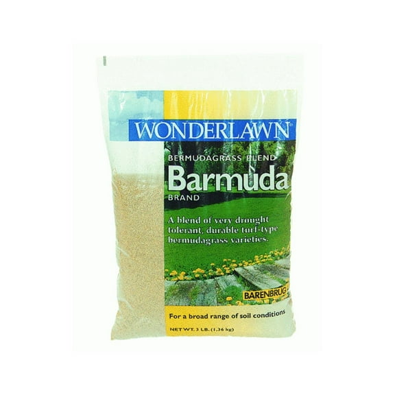 Barenbrug Barmuda Grass Seed - Drought-Tolerant, Full Sun - 3 lbs