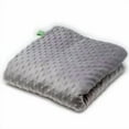 thumbnail image 1 of Barmy Weighted Lap Blanket for Adults (48 x 24 inches, 6lbs) Cool Gray, Removable, Washable Cover, 1 of 8