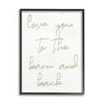 thumbnail image 1 of Barn & Back Romance Phrase Inspirational Graphic Art Black Framed Art Print Wall Art, 1 of 7