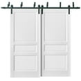 thumbnail image 1 of Barn Bypass Doors 48 x 80 with 6.6ft Hardware, 1 of 6