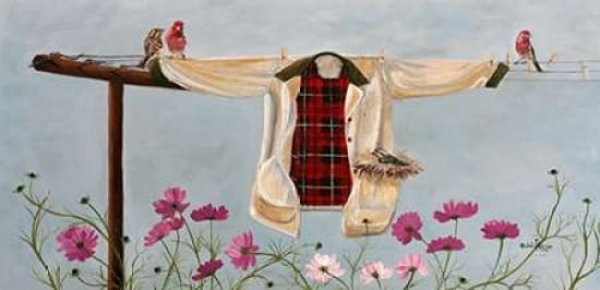Barn Coat Canvas Art - Julie Peterson (10 x 20)