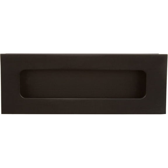 Barn Door Flush Finger Pull Finish: Bronze