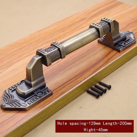 Barn Door Handle Aluminum Alloy Handle Heavy Duty Cabinet Cupboard Knob Antique Sliding Gate Wood Barn Door Pull Hardware