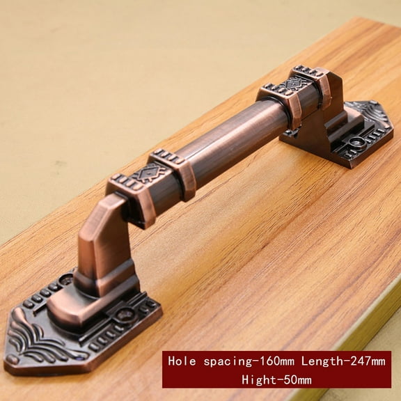 Barn Door Handle Aluminum Alloy Handle Heavy Duty Cabinet Cupboard Knob Antique Sliding Gate Wood Barn Door Pull Hardware