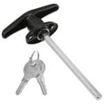 Barn Door Handles THandle Lock Kit Gate Door Lock Outside Locking