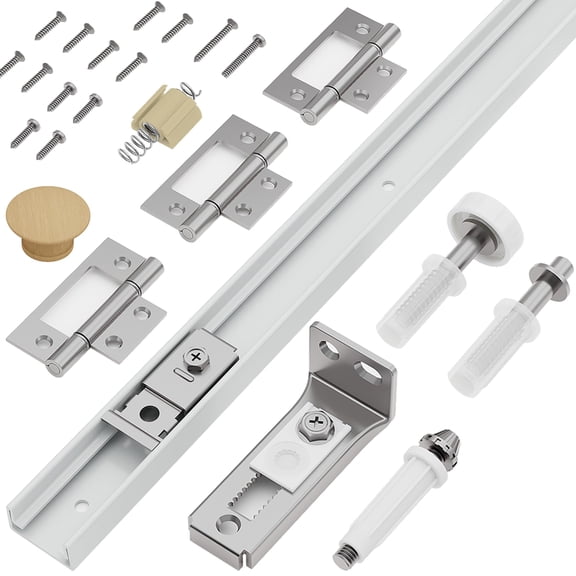 Barn Door Hardware Kit 1 Pack-24" Track Bifold Door Repair