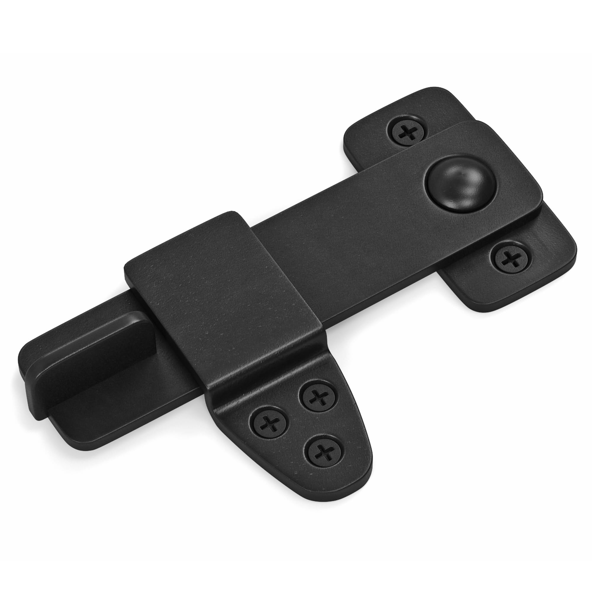 Black Wrought Iron Rustic Flip Latch for Barn Doors and Gates