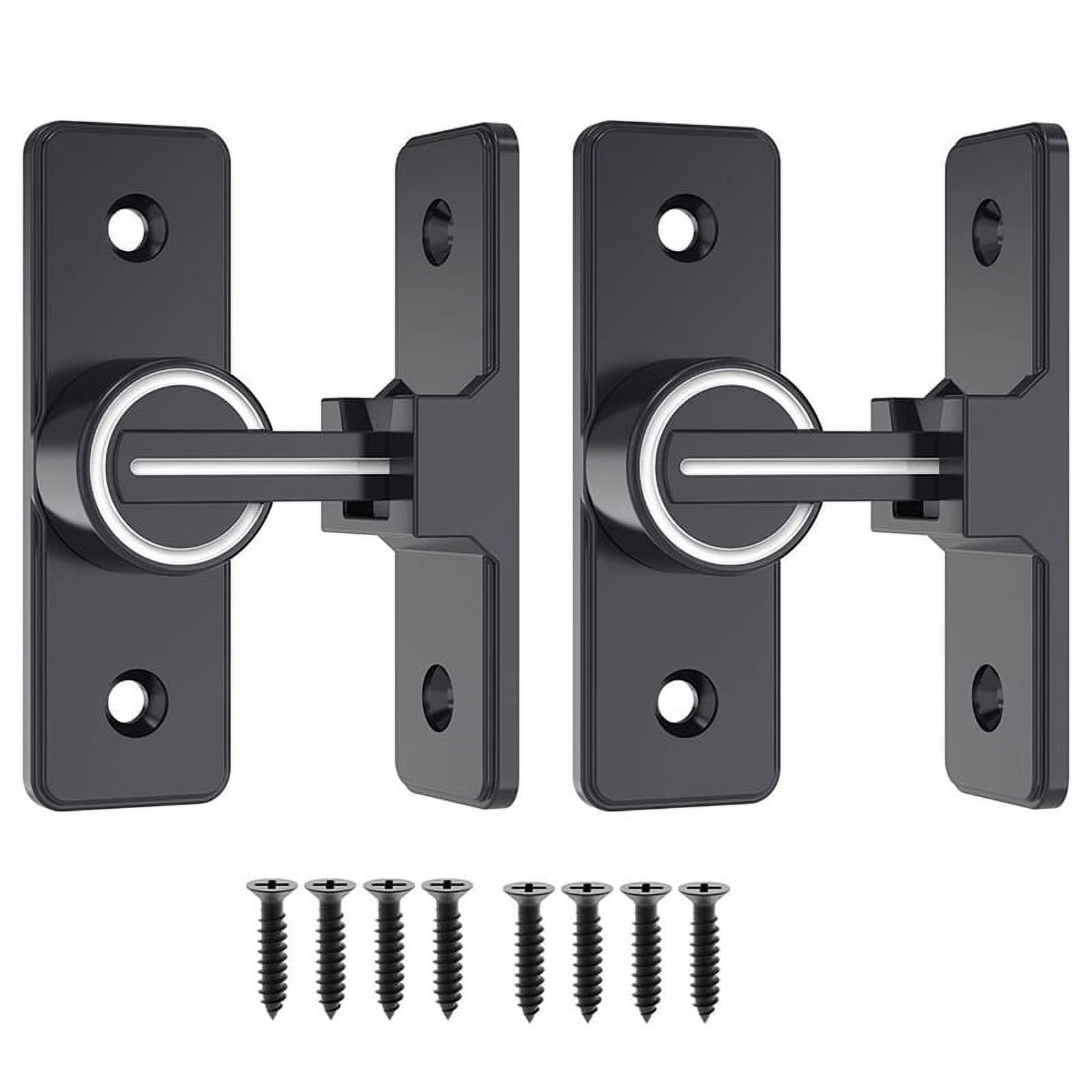 Barn Door Lock Hardware, Heavy Duty Gate Latches Flip Latch Safety Door