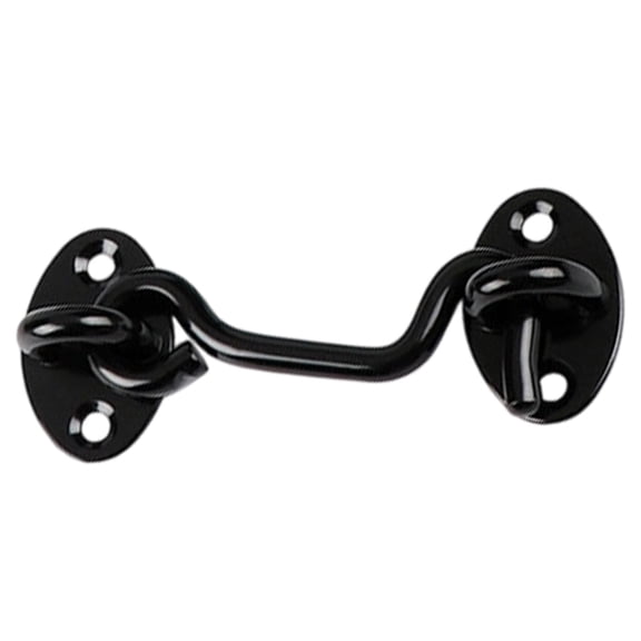 Barn Door Privacy Hook and Eye Lock Metal Material Easy Install for Sliding Door Cabinet Window Bathroom Use