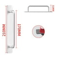 Barn Door Pull Push Plate Heavy Duty Gate Handle Sliding Door Pull