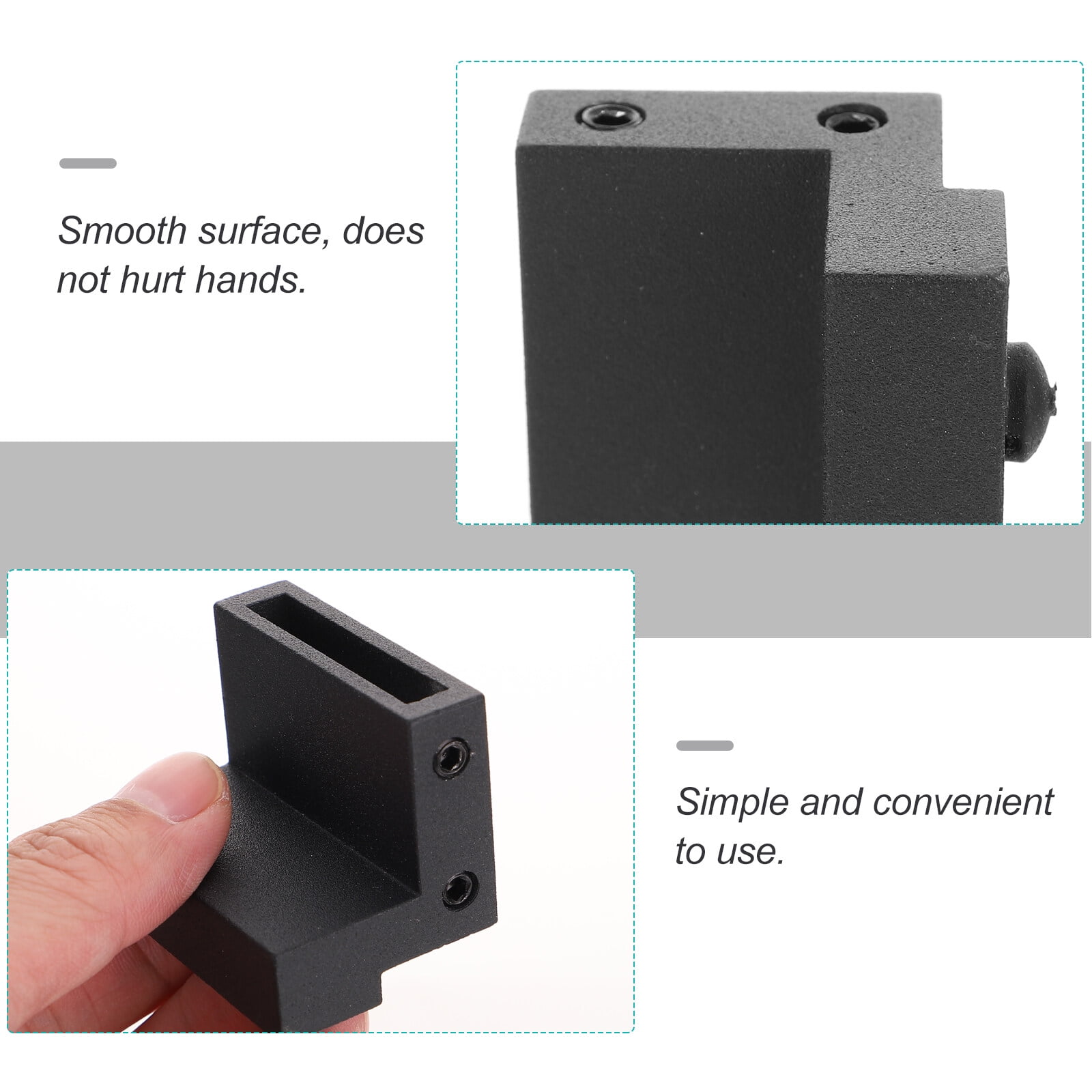 Barn Door Sliding Stopper Stop Track Railguide Stop Floor Adjustable