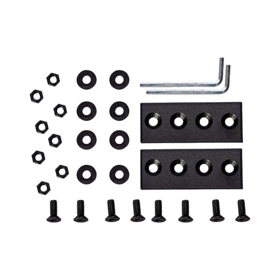 Barn Door Track Connector, Carbon Steel Sliding Rail Joint Plate
