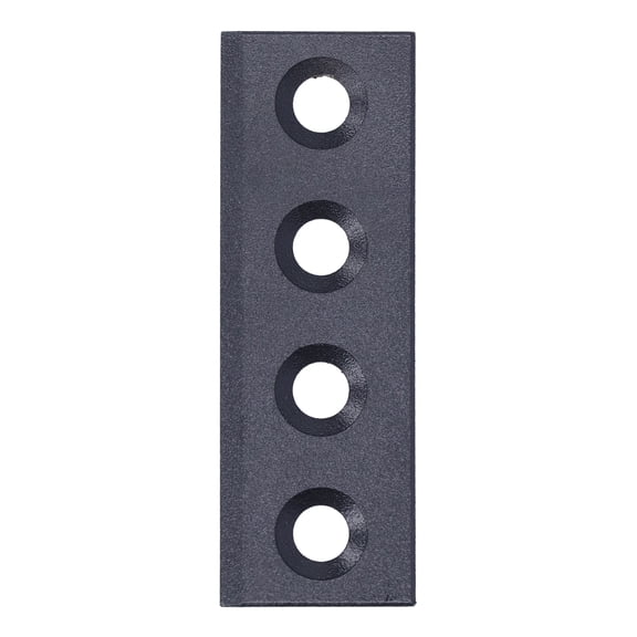 Barn Door Track Connector Plate Kit Carbon Steel Sliding Hardware Fittings 8x2.7cm