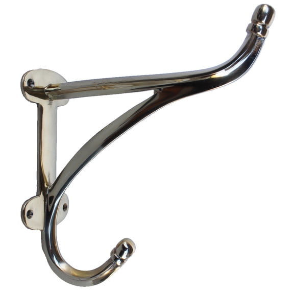 Barn Home Decor 8" Wall Mounted Double Hook Rack Tack 6779BR