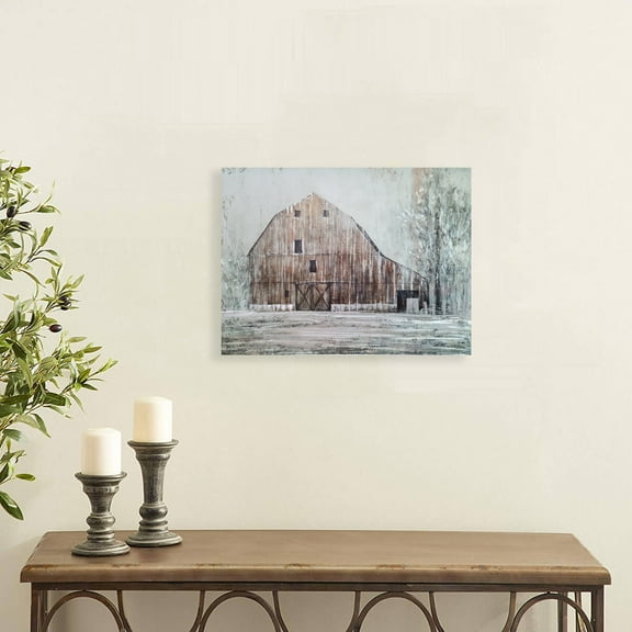 Barn House Metal Wall Art