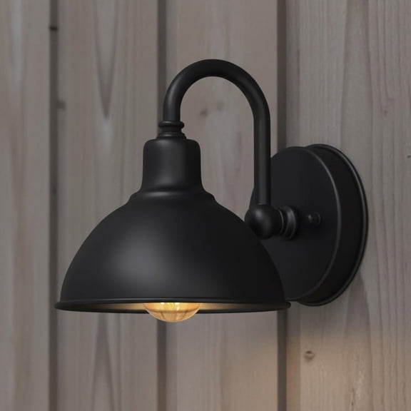 Barn Light Gooseneck Light- Farmhouse Outdoor Lighting, Outdoor Gooseneck Lighting Farmhouse Wall Sconce for Patio Porch Garage