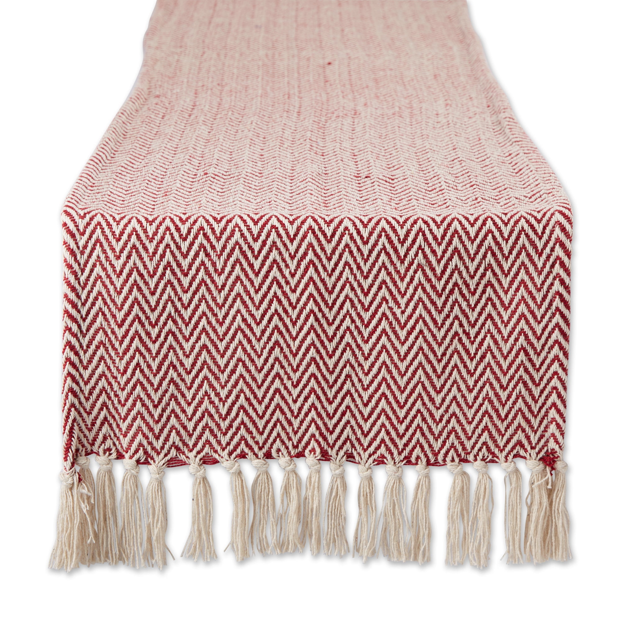 Red Pattern Table Runner Barn Red Chevron Table Runner 15x72 - Walmart.com