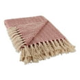 thumbnail image 1 of Barn Red Handloom Chevron Throw, 1 of 3