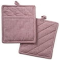 thumbnail image 1 of Barn Red Solid Chambray Potholder (Set of 2), 1 of 5